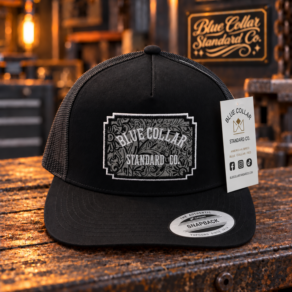 The "Buckle" Patch Trucker Snapback Hat